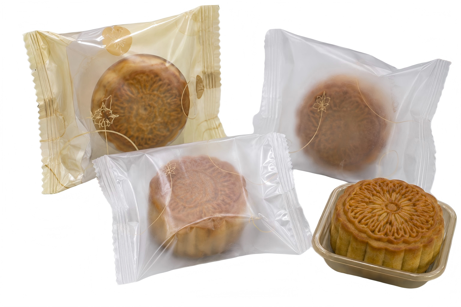 月饼包装袋定制｜独立小包装复合袋与自动包装卷膜
