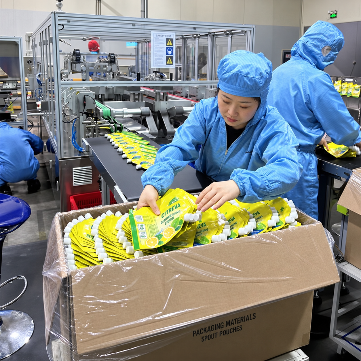 洗衣液吸嘴袋材料结构 洗衣液吸嘴袋复合材料与袋体结构检查